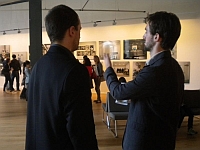 Cryonics
              UK's Organiser David Styles and photographer Murray
              Ballard at The Prospect of Immortality exhibition in
              Bradford